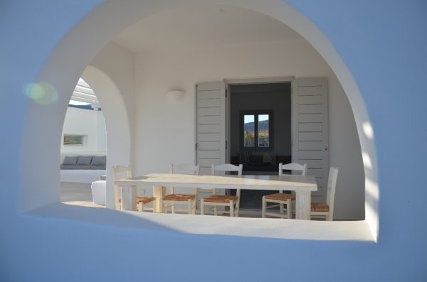 Villa LIMANI. Covered veranda with see view