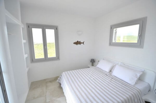 Villa LIMANI. Master bedroom in the first floor with king size bed